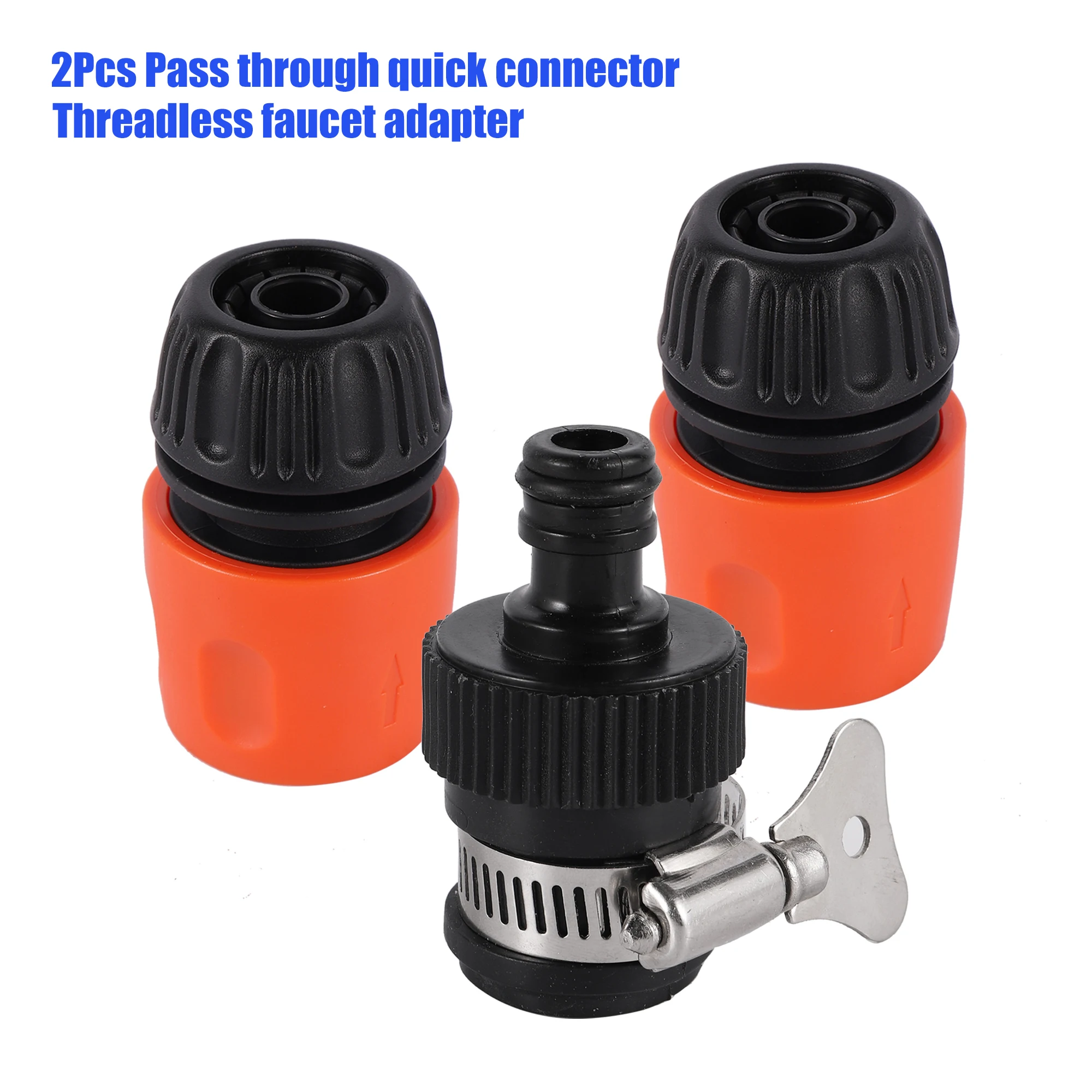 Adaptador de grifo de tubo anticongelante para riego agrícola y jardín, tubo de PVC, conexión rápida, accesorio para manguera de agua y lavado de coches