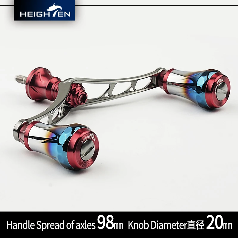 Mango de carrete giratorio para Shimano Daiwa, 98mm