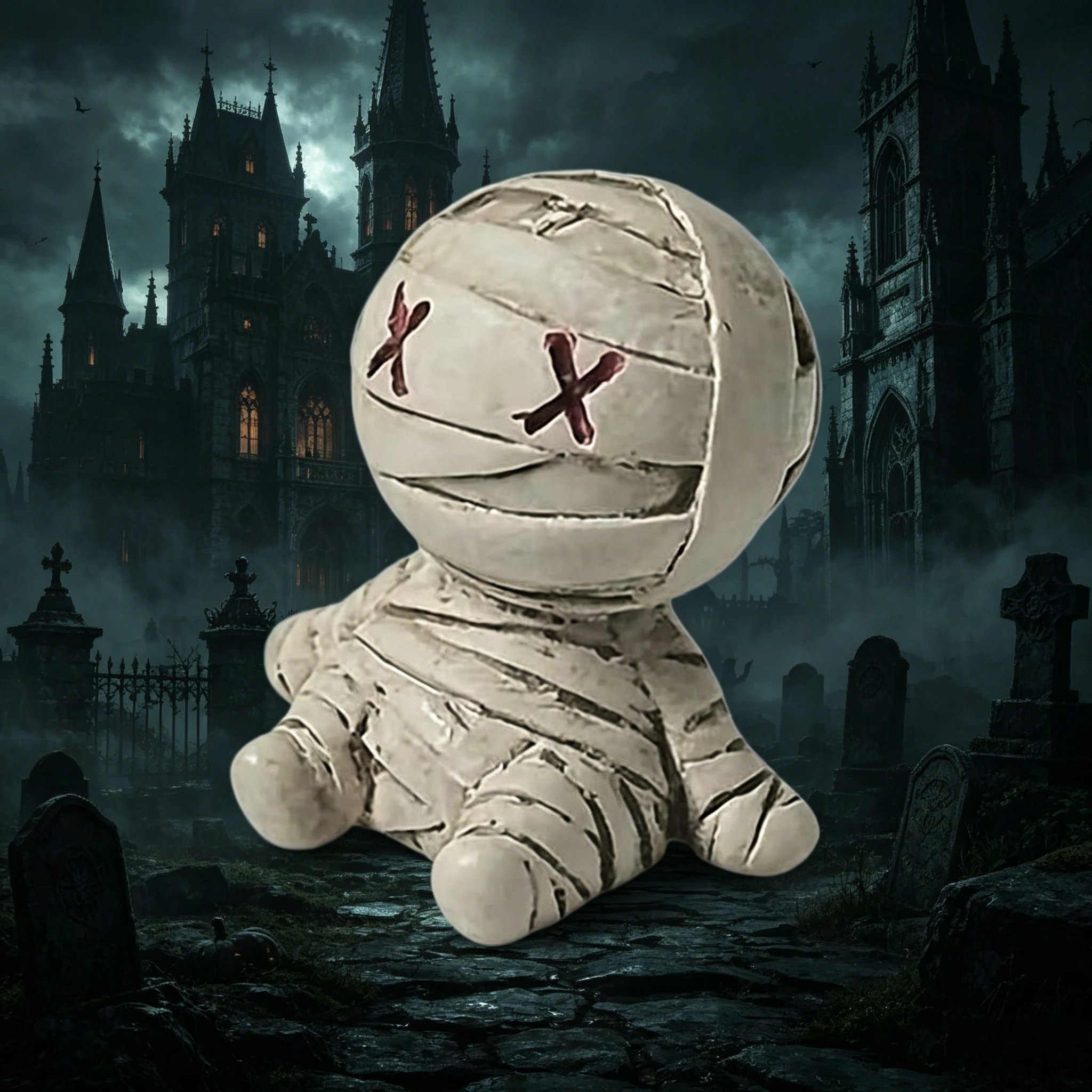 10 Piezas de Mini Figuras de Resina de Momias, Pequeñas Estatuas de Muñecas Momia, Adornos para Micropaisajes, Decoración de Escritorio para Fiesta de Halloween