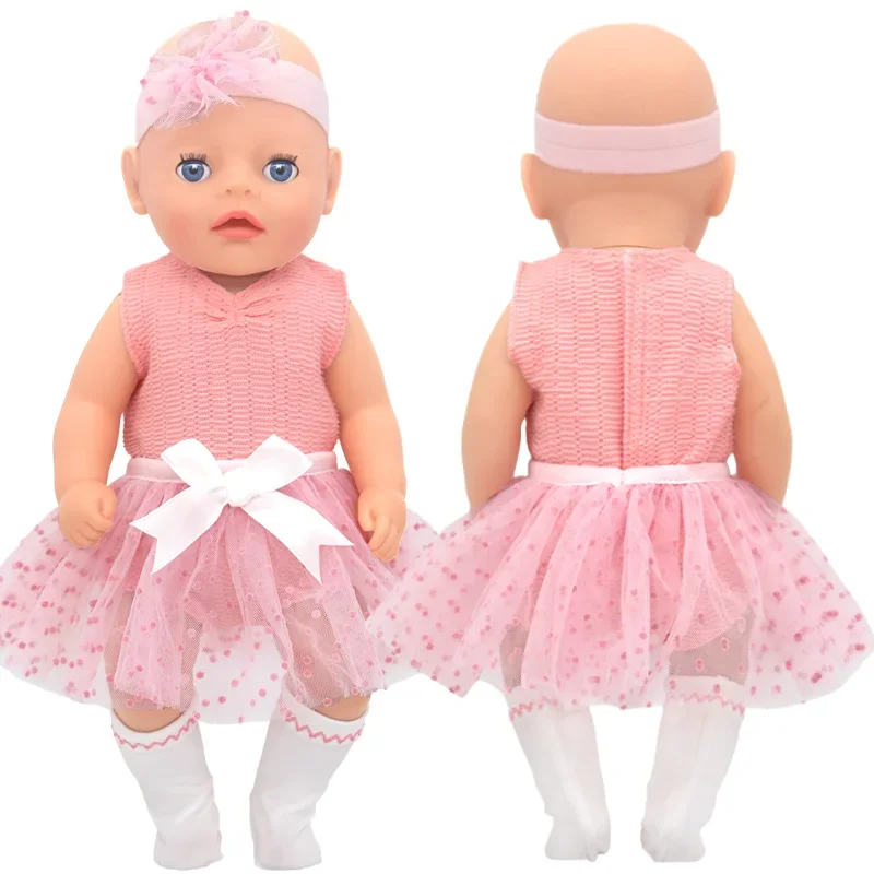Ropa de vestir para muñeca bebé de 36cm, traje para muñeca de 14 pulgadas, peleles, ropa de juguete
