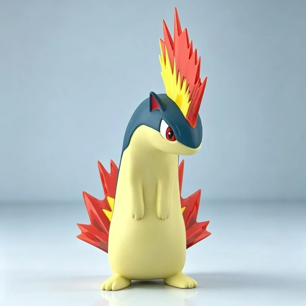 Figuras de Acción de Anime Pokémon, Typhlosion, Figuras de PVC, Estatua Coleccionable de Escritorio, Juguetes de Regalo, 2.5-9.5cm