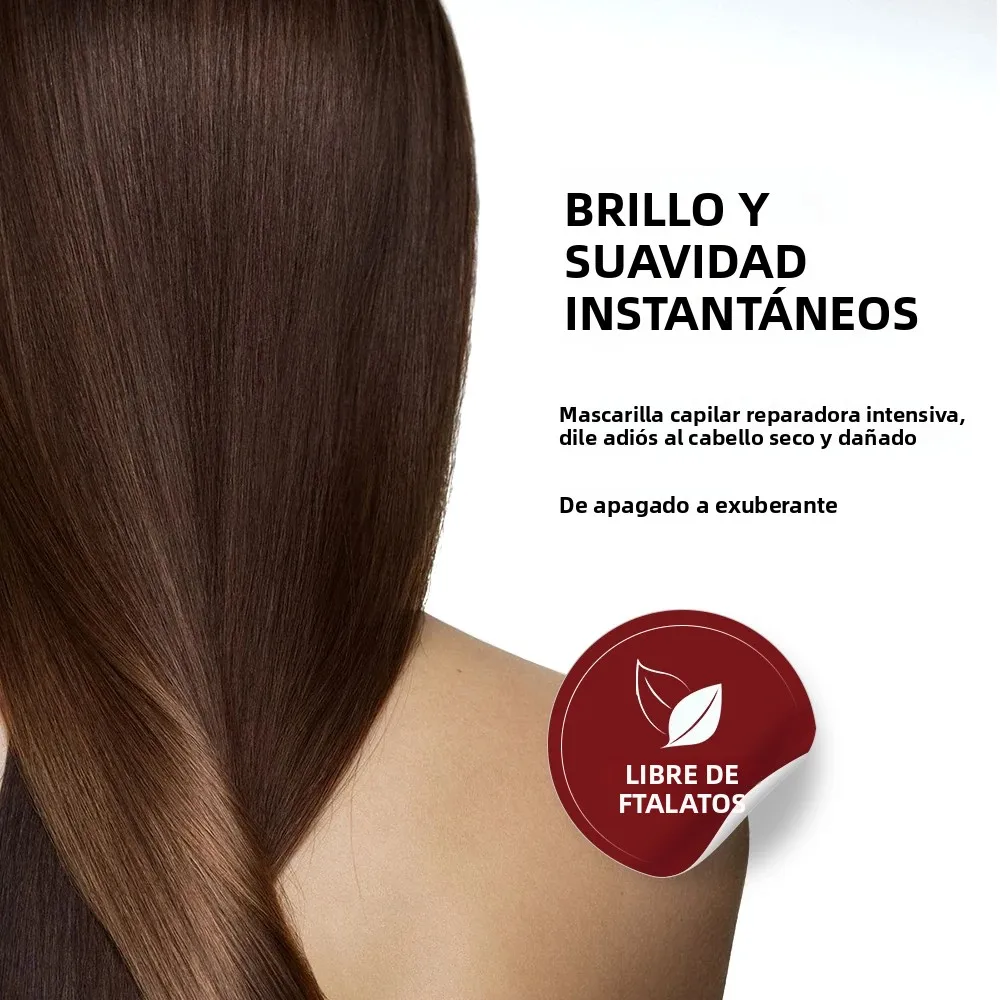 Mascarilla Capilar de Colágeno Karseell 500ml, Reparación Profunda, Acondicionador con Aceite de Argán, Esencia para Cabello Seco y Dañado