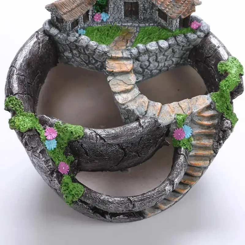 Maceta de plantas suculentas, maceta de resina, soporte para maceta de escritorio, decoración del jardín del hogar, soporte para plantas