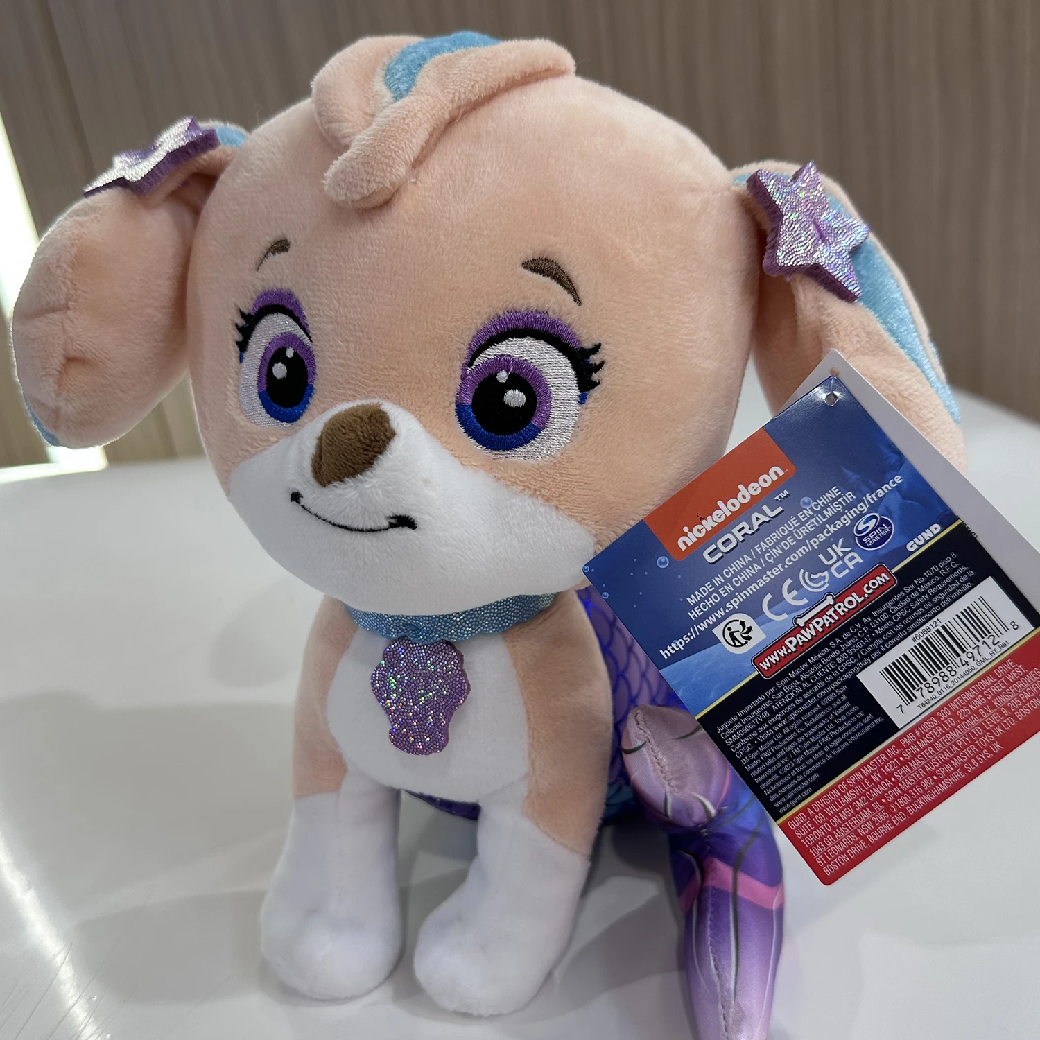 Juguete de peluche oficial de la Patrulla PAW Original, Animal relleno de dibujos animados, Coral Skye Everest Chase Marshall, 22,9 cm, 9 pulgadas, regalo para niños