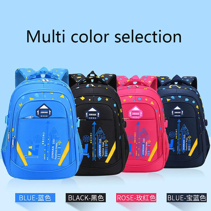 Bolso de hombro para niños, Mochila con patrón geométrico para chico, Mochila escolar primaria, Mochila para adolescentes y niñas, Mochila impermeable para libros