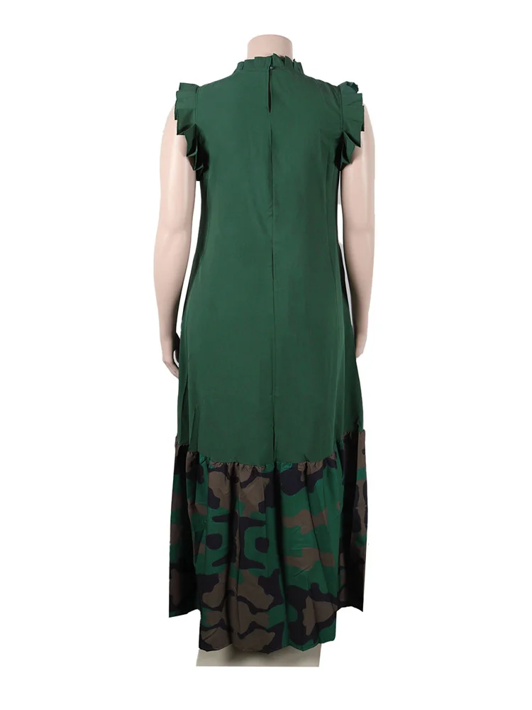Wmstar-vestidos de talla grande para mujer, ropa de fiesta de verano, Patchwork, elegante, largo, moda, Maxi, venta al por mayor, envío directo