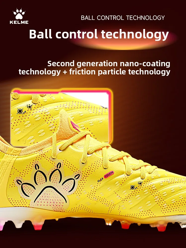 Zapatos de Fútbol Kelme de Alta Gama, Tacos Cortos Antideslizantes, Botas de Fútbol para Césped Artificial con Amortiguación, Zapatos de Entrenamiento MG