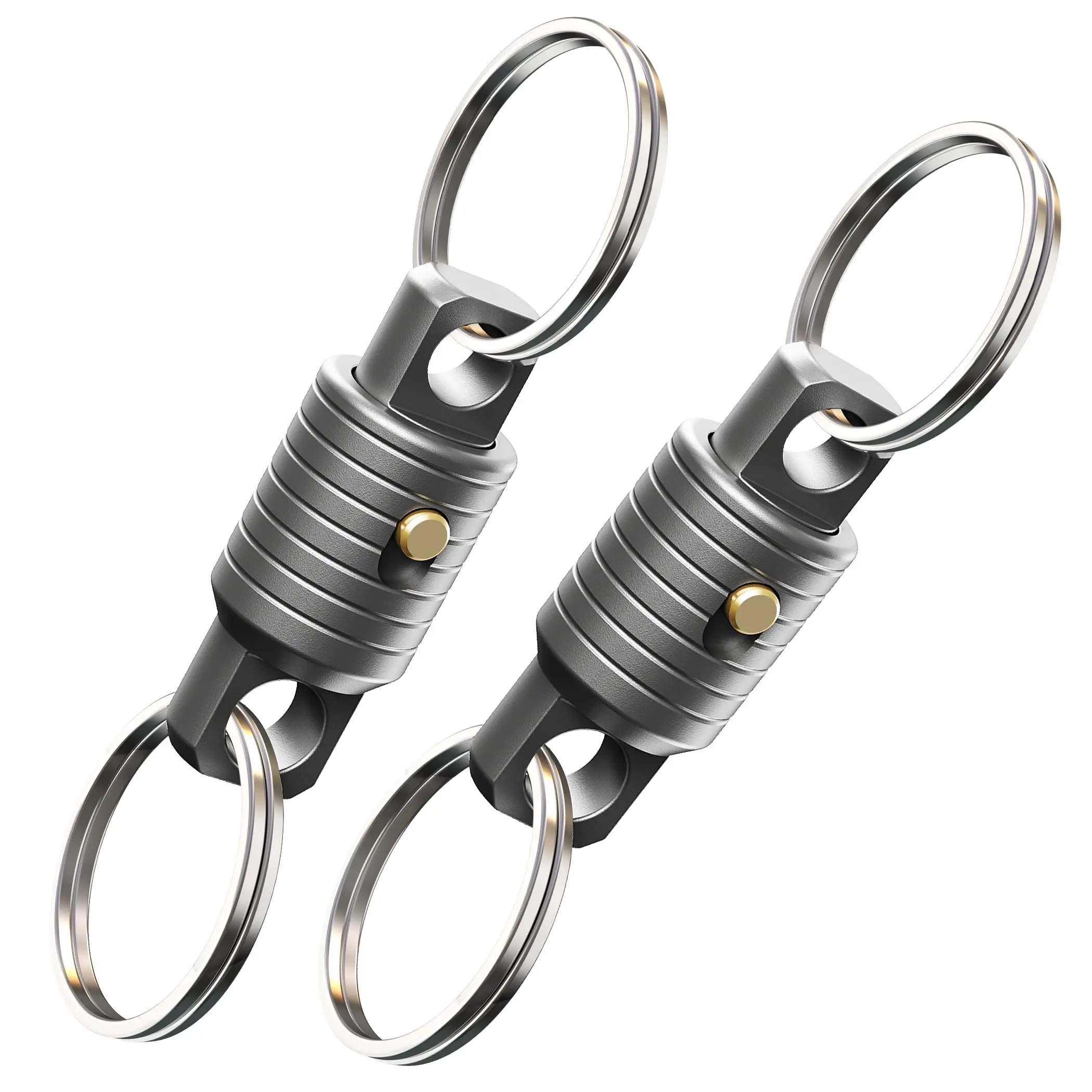 LLavero de titanio elegante llavero de liberación rápida llavero resistente llavero Premium Edc para actividades al aire libre viajes Edc