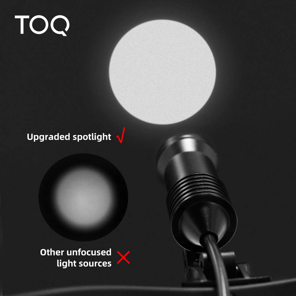 Juego de lupas binoculares dentales TOQ 2.5X 3.5X con linterna LED recargable, lupa quirúrgica portátil, para laboratorio dental y uso médico.