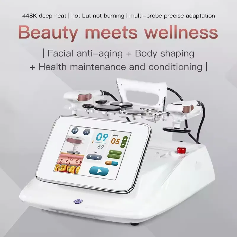 Máquina de belleza 448k Ret Master Fever RF para tensar la piel, adelgazar el cuerpo y aliviar el dolor - Equipo profesional de fisioterapia