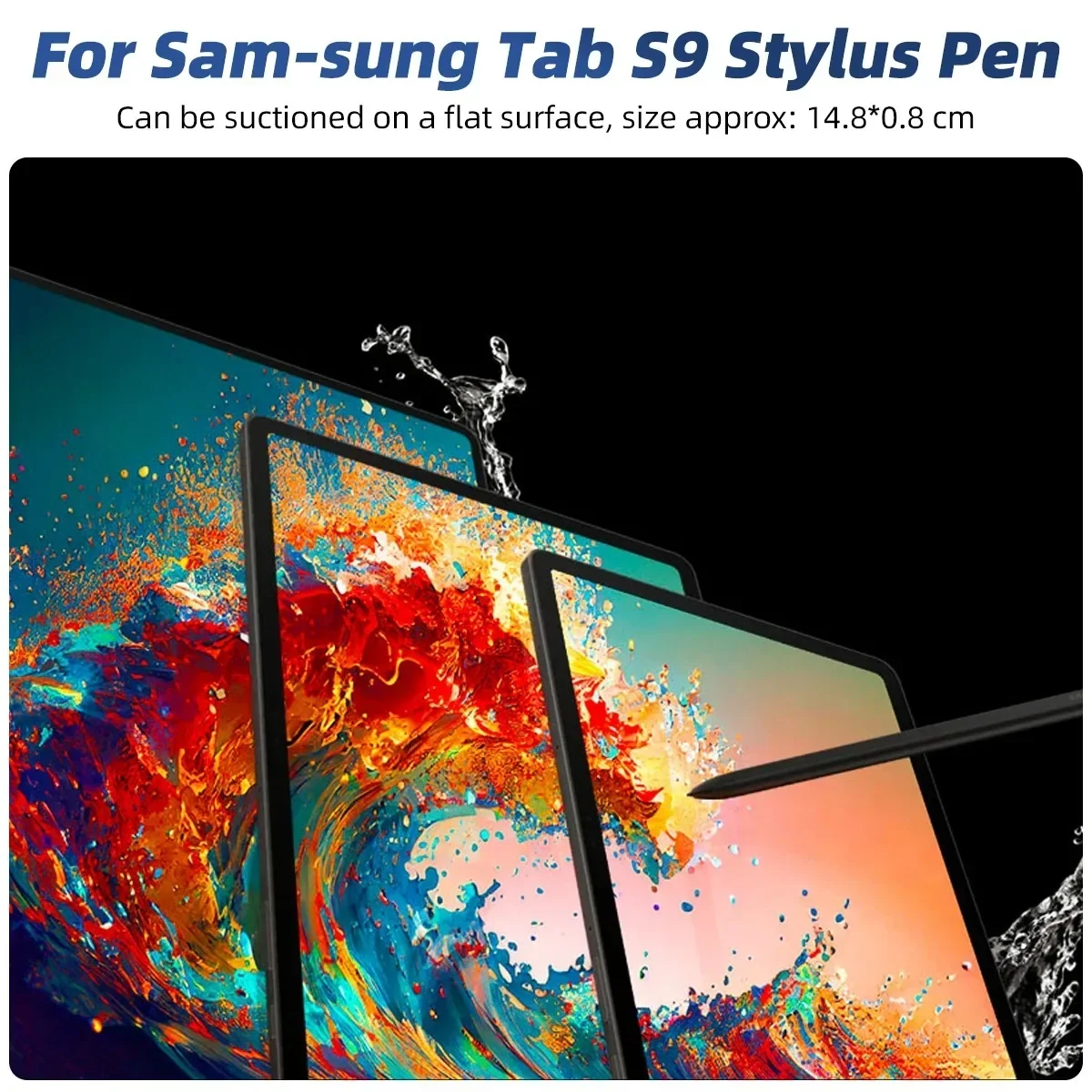 Lápiz óptico para tableta Samsung Tab S9 FE S9 + S9 Ultra, lápiz de repuesto para pantalla de lápiz óptico, lápiz sensible para tableta sin Bluetooth