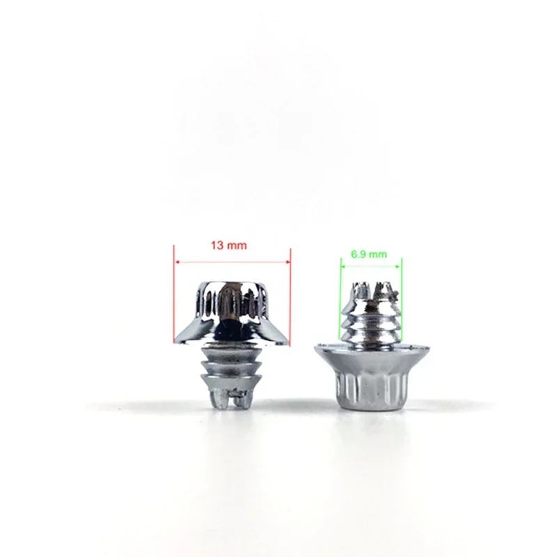 100 o 300 Uds tapa de rueda remaches de rueda universales tuercas llantas tachuelas de aleación tapa de plástico 6,9mm