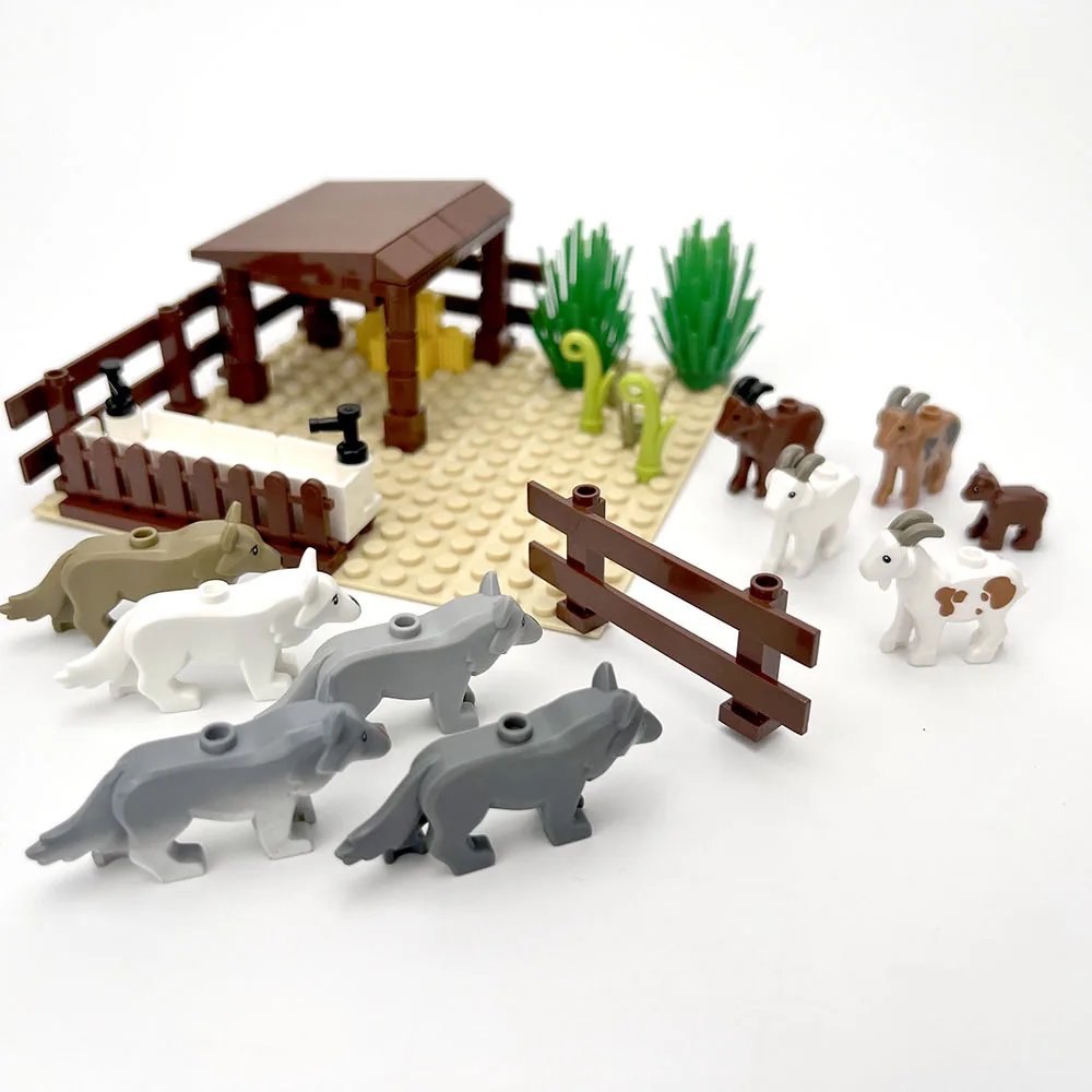 Bloques de Construcción de Animales Marinos MOC, Escena Marina, Tiburón, Pulpo, Pez Manta, Pez Payaso, Ballena, Cangrejo, Tortuga, Ladrillos de Juguete, Regalo para Niños