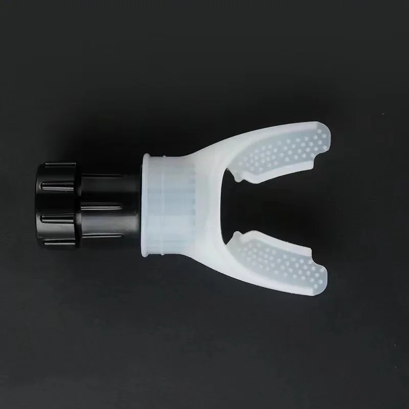Entrenador de respiración de silicona con resistencia ajustable, dispositivo portátil de entrenamiento pulmonar para deportes y fitness.