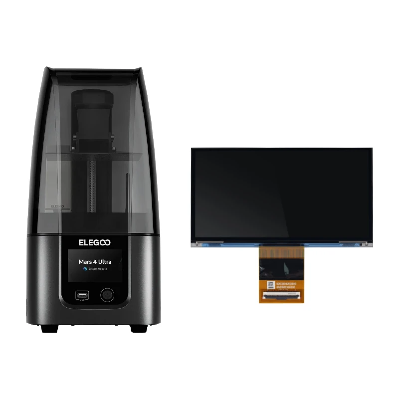 Elegoo Mars 4 Ultra / Mars 4 6,8 pulgadas 9K monocromático reemplazo de pantalla LCD original pieza de impresora 3D