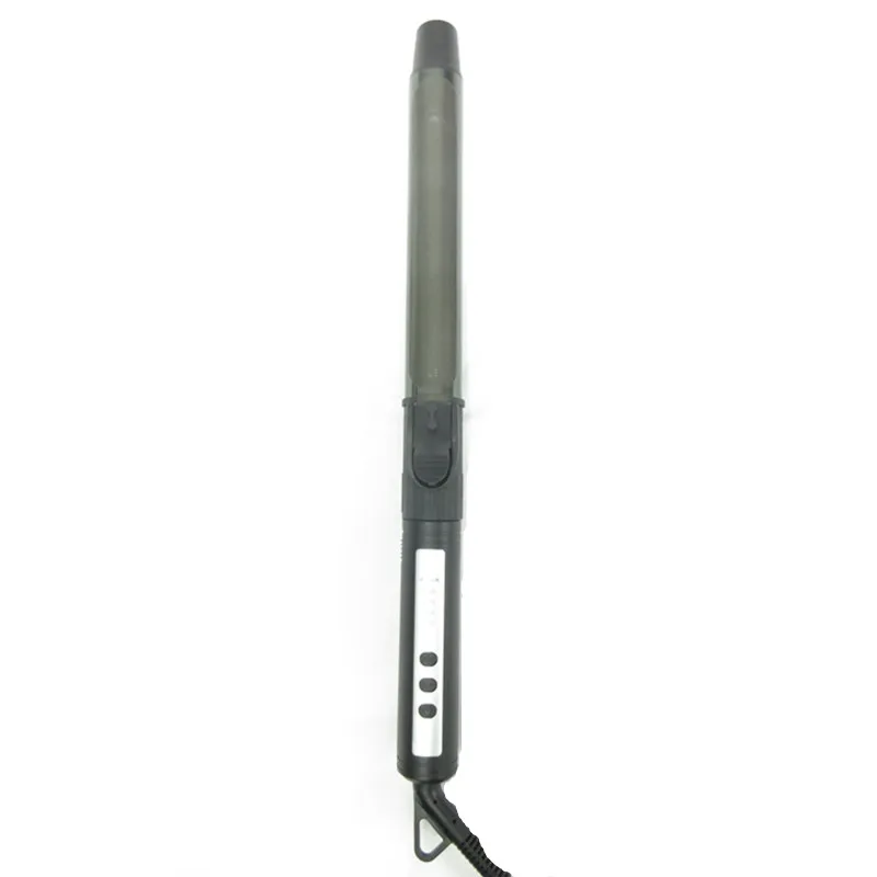 Rizador de pelo de cerámica profesional, pantalla de temperatura, plancha giratoria automática, antiescaldado, herramienta de Peinado de 9/19/25/28/32mm