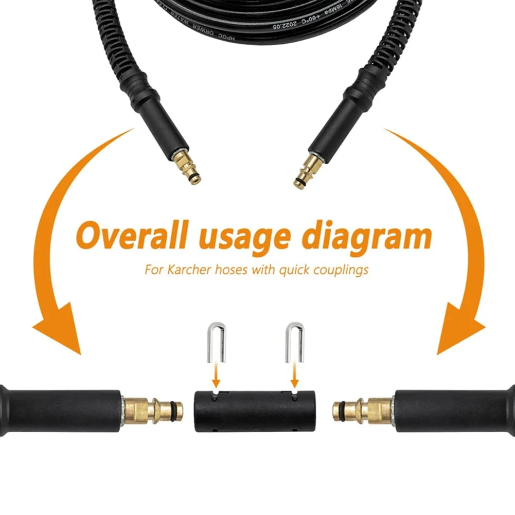 Adaptador de manguera de conector de repuesto para lavadora a presión serie Kärcher K2K3K5K7, adaptador de extensión de manguera de agua, 1 ud.
