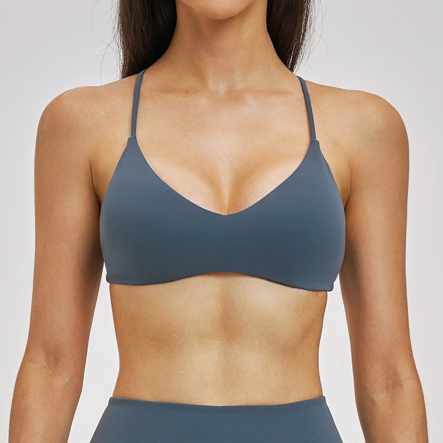 Top deportivo sexy para mujer, sujetador deportivo transpirable para correr y yoga, ropa interior deportiva, sujetadores de fitness para mujer, top de ciclismo sin espalda para mujer