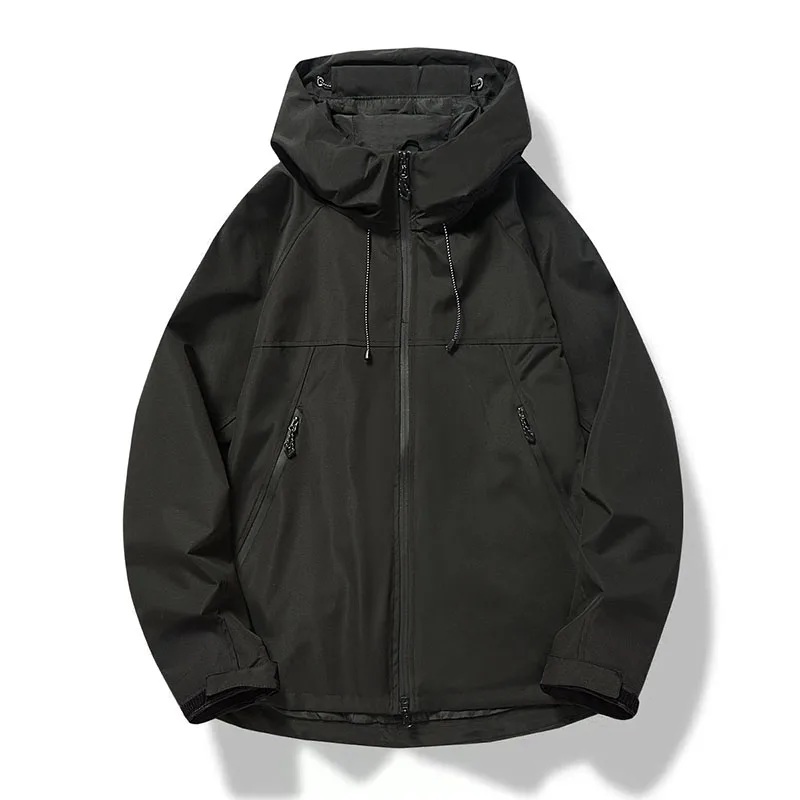 Chaquetas con capucha para hombre, chaqueta deportiva para exteriores, impermeable, transpirable, ropa deportiva para parejas, abrigos de senderismo Unisex, prendas de vestir, ropa para hombre