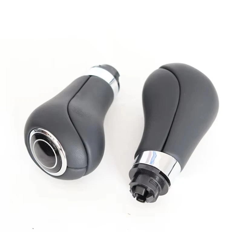 Pomo de Cambio de Marchas Automático Negro con Funda para Mercedes Benz W204 Clase E Antigua C204 C63 C300 C250 (2008-2013) Accesorios para Automóviles