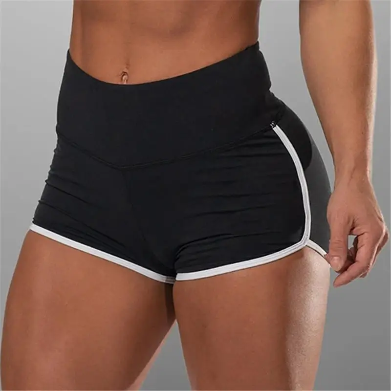 Pantalones cortos deportivos para mujer, pantalones cortos de gimnasio de cintura alta, pantalones cortos de ciclismo para mujer, pantalones cortos de Yoga para correr, mallas de entrenamiento con realce para mujer