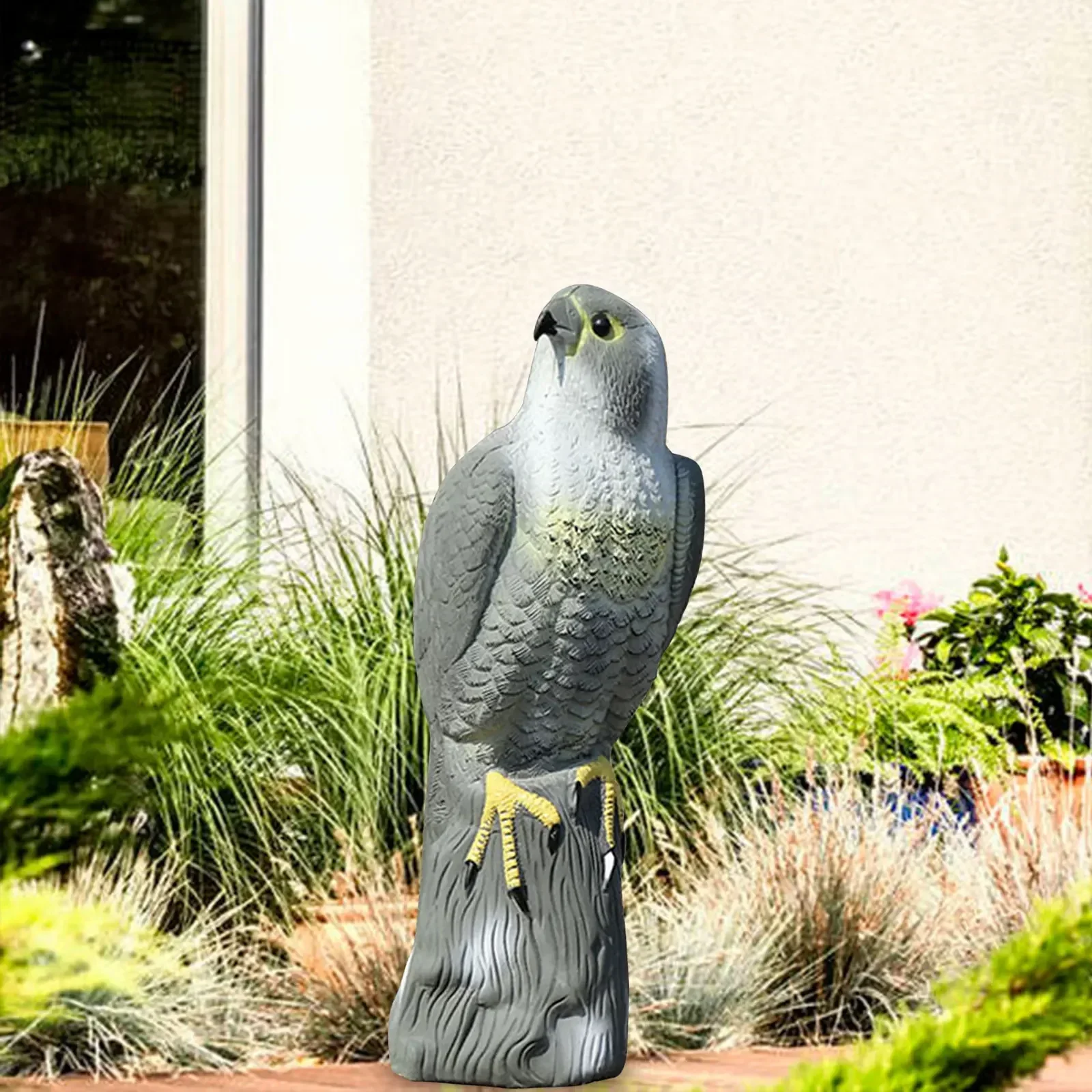 Estatua de águila de simulación, adornos para el salón, decoración del hogar, artesanías artificiales, escultura de jardín, decoración de Patio, porche y Patio