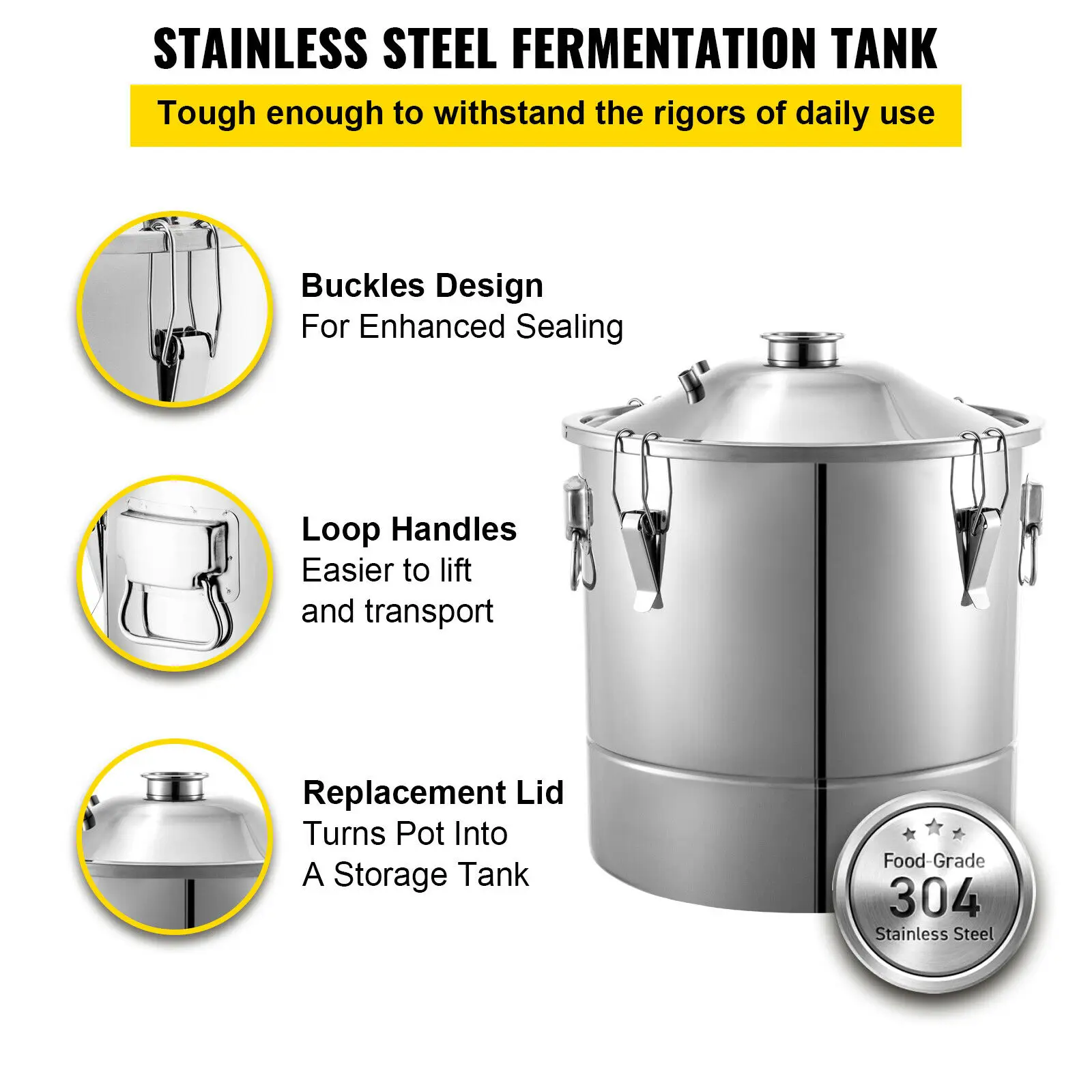 SucceBuy 20L-70L máquina destiladora de Alcohol equipo de elaboración de cerveza DIY vino Moonshine aparato dispensador Kit electrodoméstico