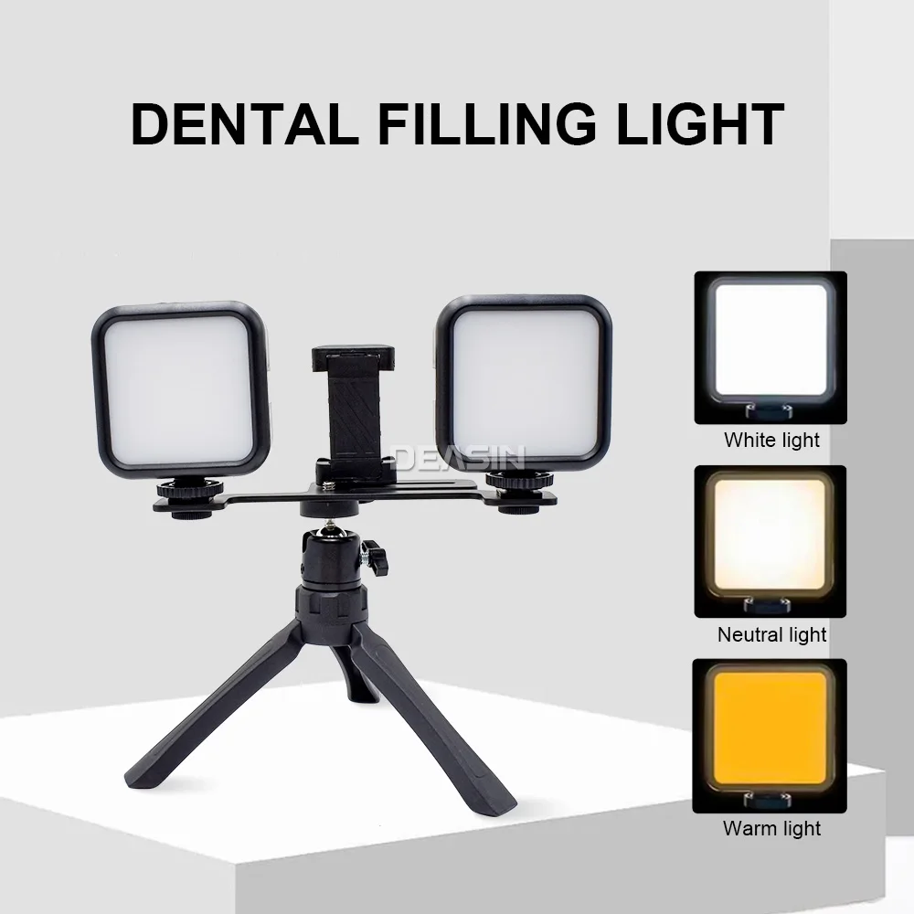 Lámpara Dental LED para Fotografía, Linterna para Odontología