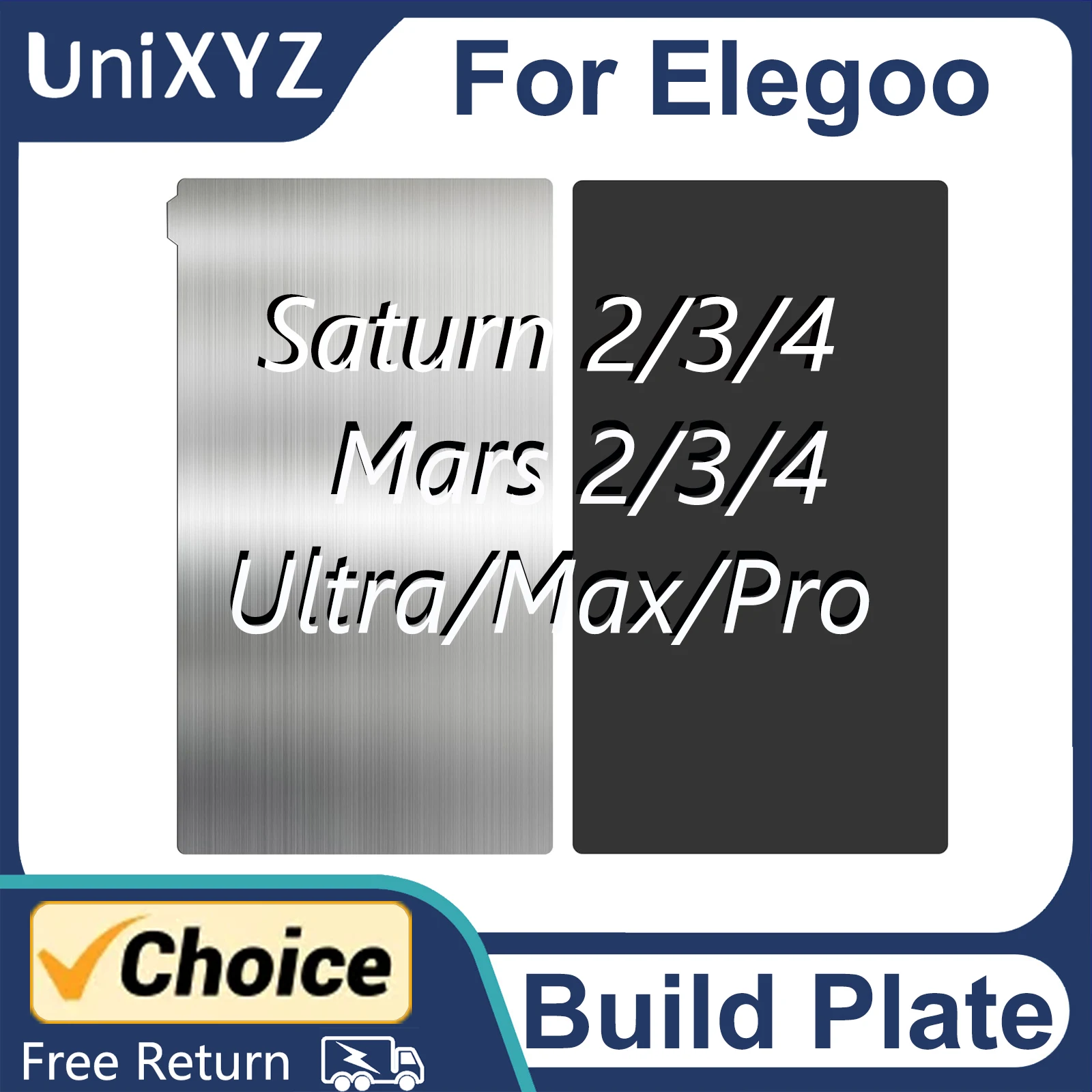 Placa de Construcción Flexible de Resina para Impresora 3D Elegoo Saturn 4 3 2 8K 12K Ultra Mars 2 3 4 9K 4K Pro Max Ultra DLP MSLA