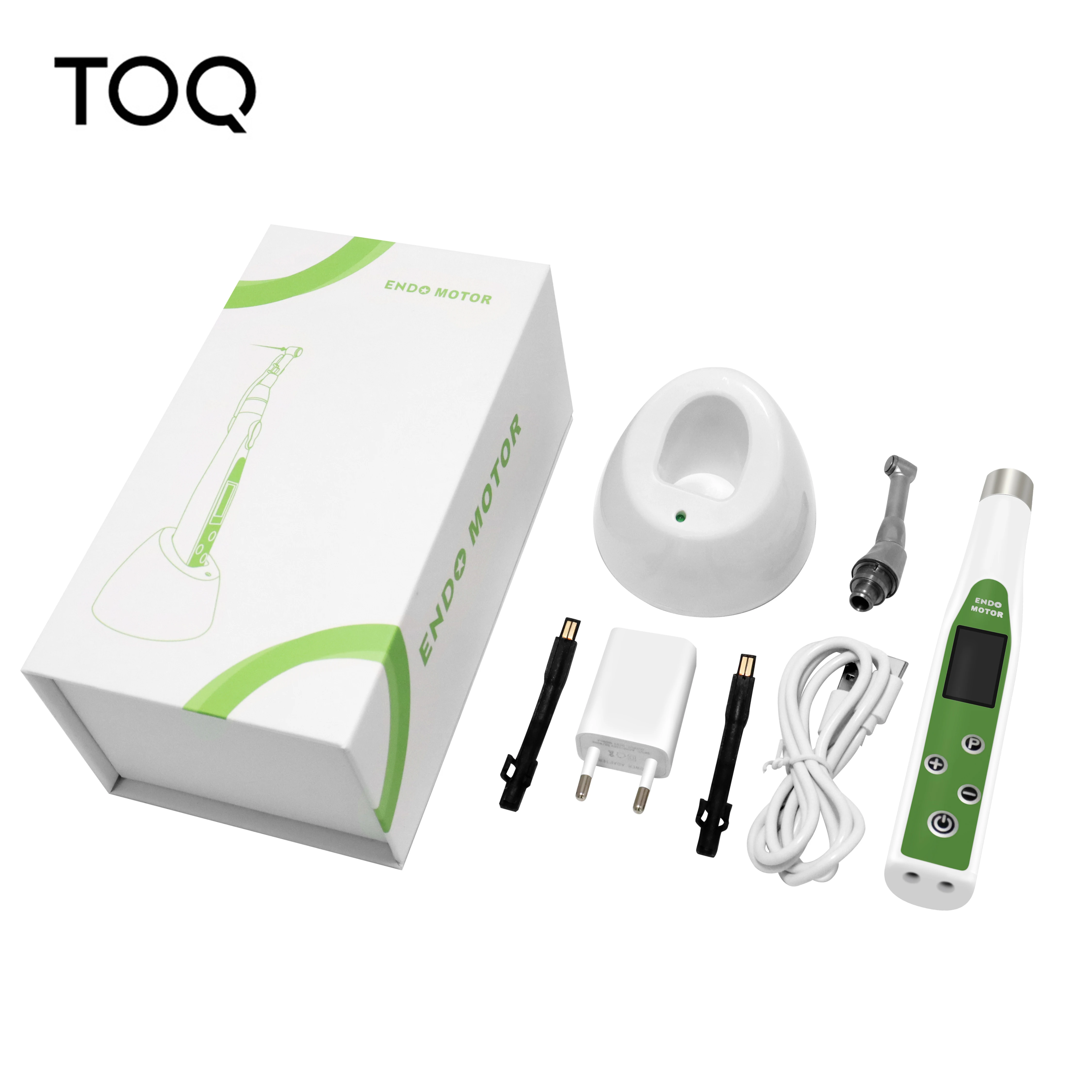 Motor Endodóntico Inalámbrico LED Dental Mini con Reducción 16:1, Instrumento para Tratamiento Endodóntico y Terapia de Conducto Radicular, Herramientas Dentales