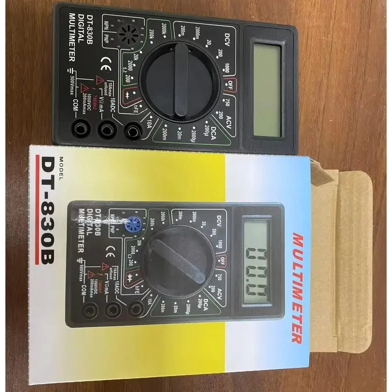 Multímetro Digital Mini DT830B, Voltímetro y Amperímetro de Mano, Herramienta de Reparación de Circuitos Eléctricos y Automotrices