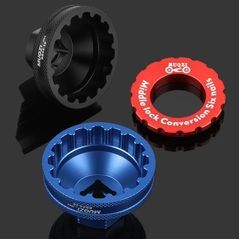 Herramienta para Pedalier de Bicicleta de Aleación de Aluminio con 16 Muescas, Llave de Extracción de Pedalier, Herramienta para Rotor Centerlock, Llave de Vaso para Bicicleta