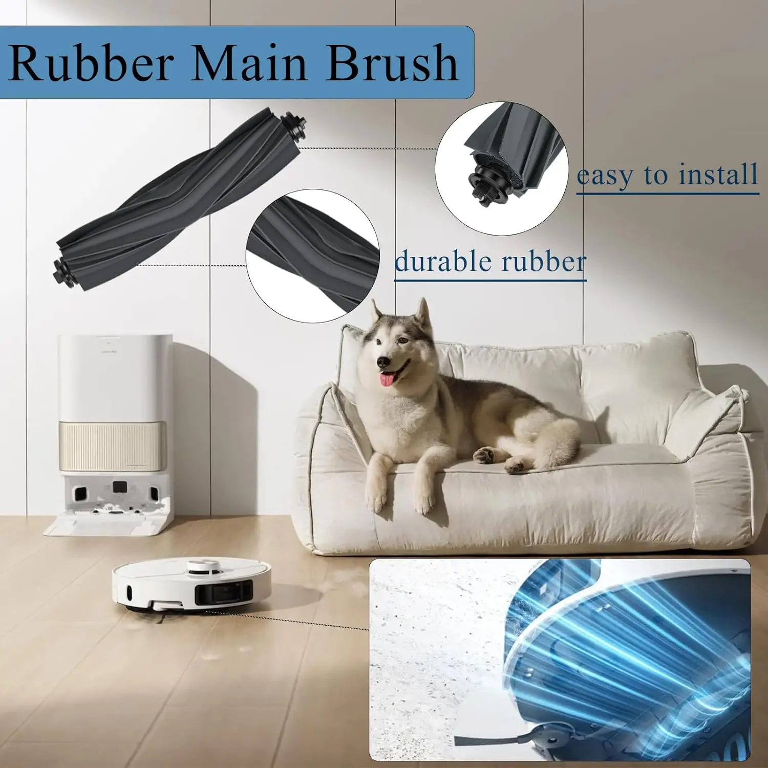 Accesorios para Robot aspirador Mova P50 Pro Ultra / P50 Ultra, Mova P10 Pro Ultra, cepillo Tricut, paño de mopa, filtro de bolsa de polvo