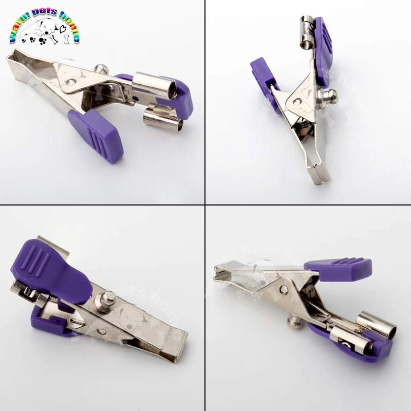Clip de cocodrilo reutilizable para animales, adaptador multifuncional para animales, mascotas, perros, gatos, equipo veterinario, ECG, EKG, 5 unidades