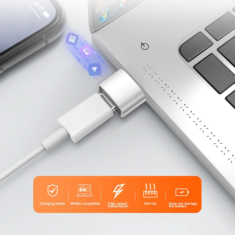 Adaptador USB OTG macho a tipo C hembra, convertidor de Cable tipo C para Nexus 5x6p Oneplus 3 2 USB-C, cargador de datos