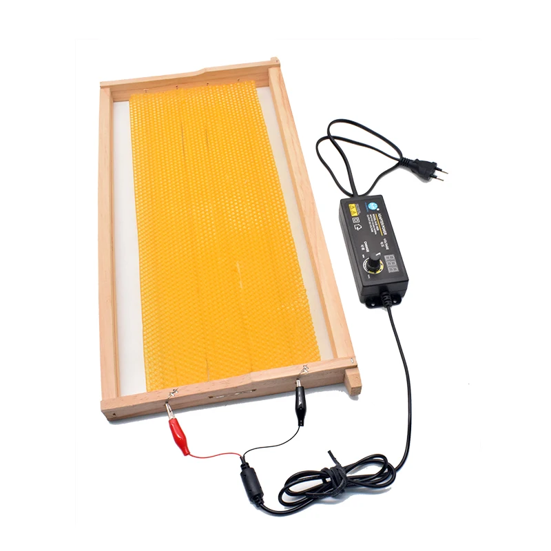 Dispositivo de Calentamiento Eléctrico para Apicultura, Pantalla Digital, Temperatura Ajustable, Equipo de Instalación de Marcos de Colmenas, 100-240V