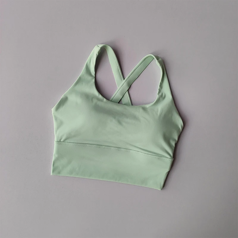 Colección de Sujetadores deportivos todo en uno, pecho profesional de alta intensidad a prueba de golpes, sujetador para correr, Yoga, Fitness, tela de verano