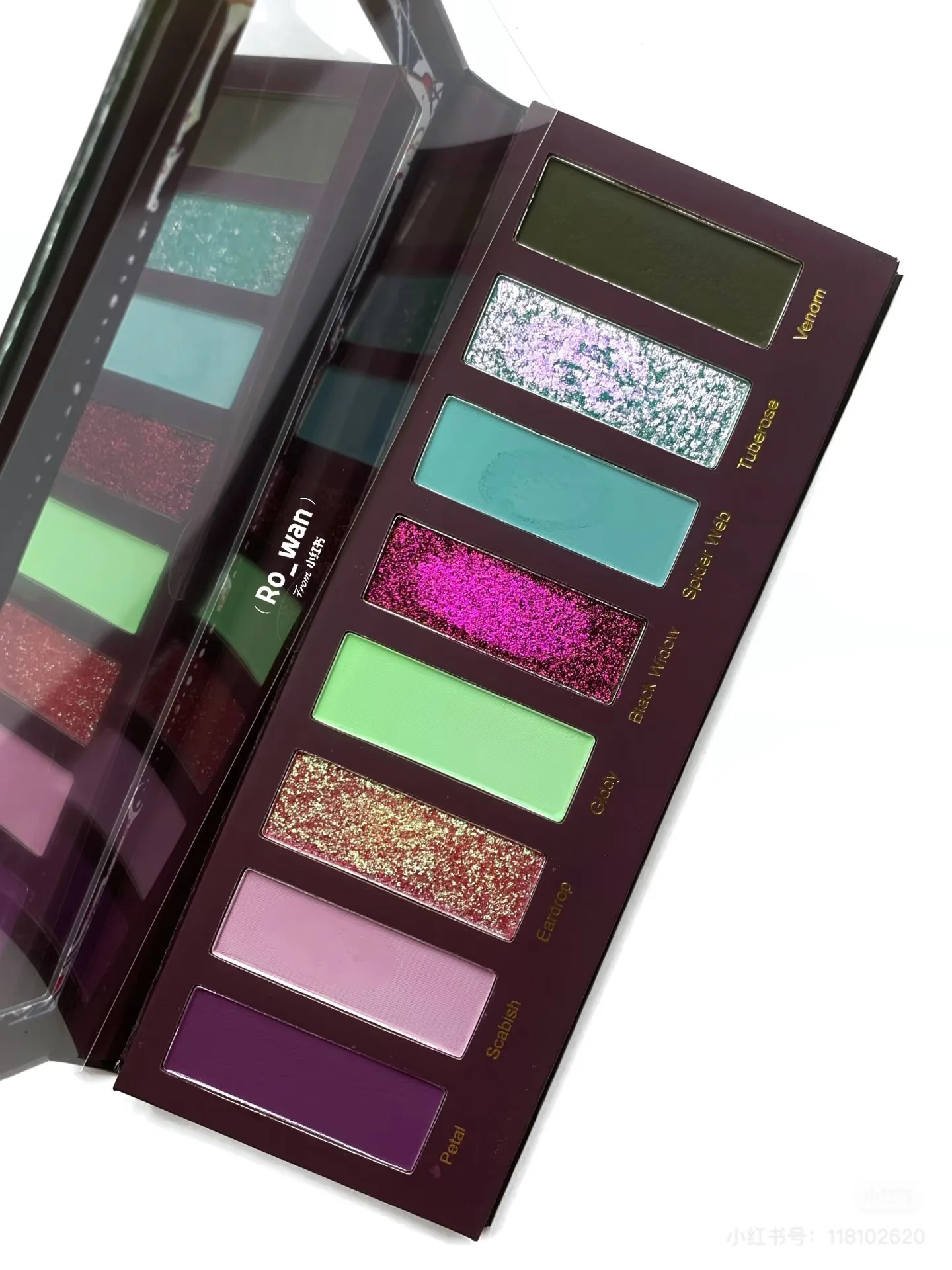 Paleta de sombra de ojos Narimi, 8 colores, camaleón, brillo mate, resistente al agua, sombra de ojos profesional de larga duración, maquillaje cosmético