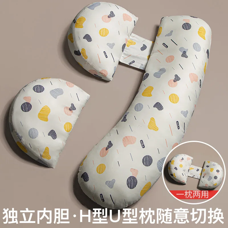 Almohada para embarazo, almohadas de apoyo para dormir de maternidad, almohada para amamantar en forma de U para embarazadas