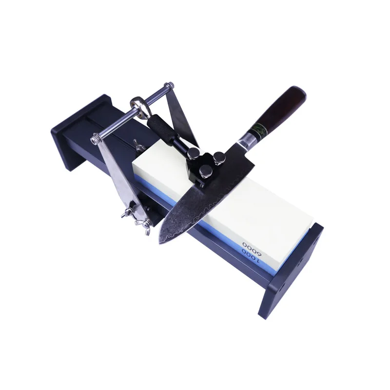 Afilador de Cuchillos Profesional de Ángulo Fijo Ajustable, Herramienta de Afilado para Cocina y Trabajos en Madera, No Incluye Piedra de Afilar