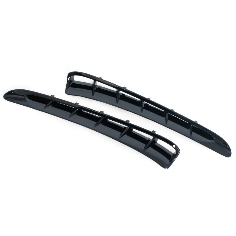 Para Porsche Panamera 2010 2011 2012 2013 2014-2016 guardabarros de puerta delantera rejilla lateral placa de hoja salida de aire decoración tira de cubierta
