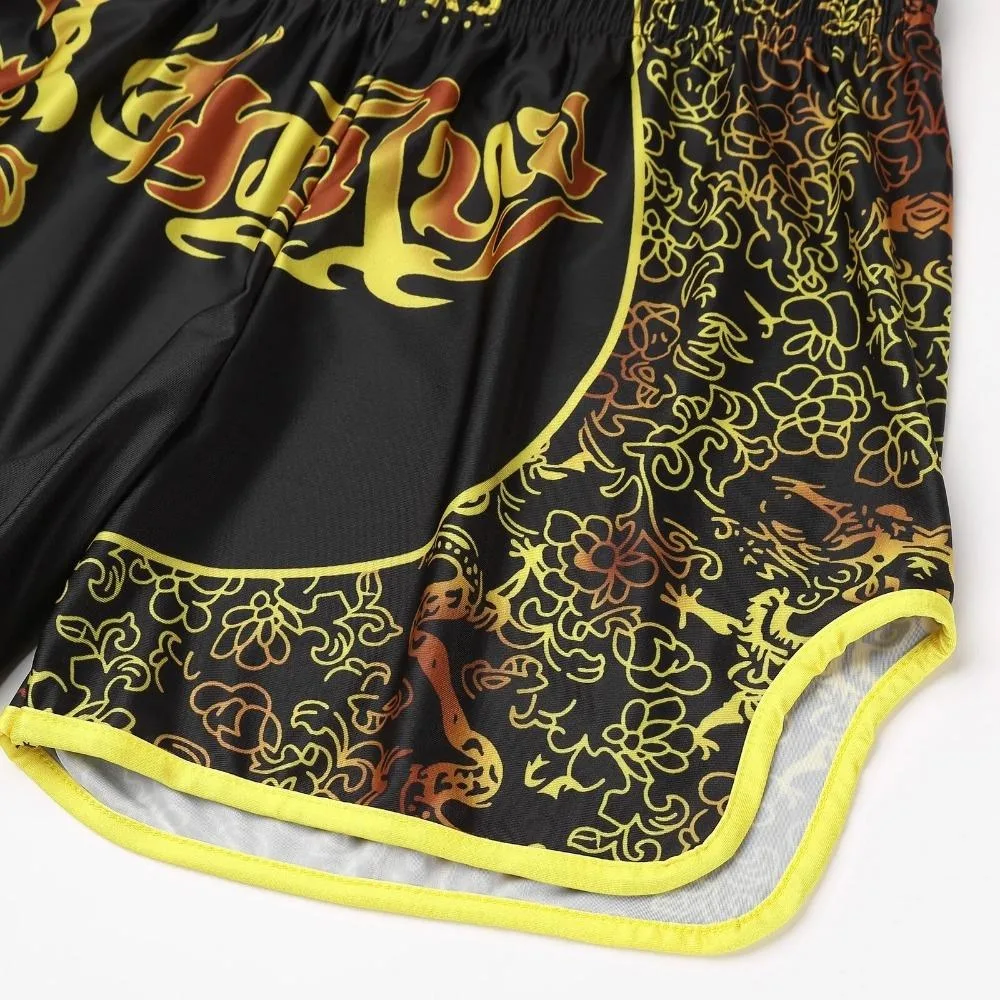 Boxers para hombre de Muay Thai Shorts deportivos MMA pantalones cortos de entrenamiento de lucha