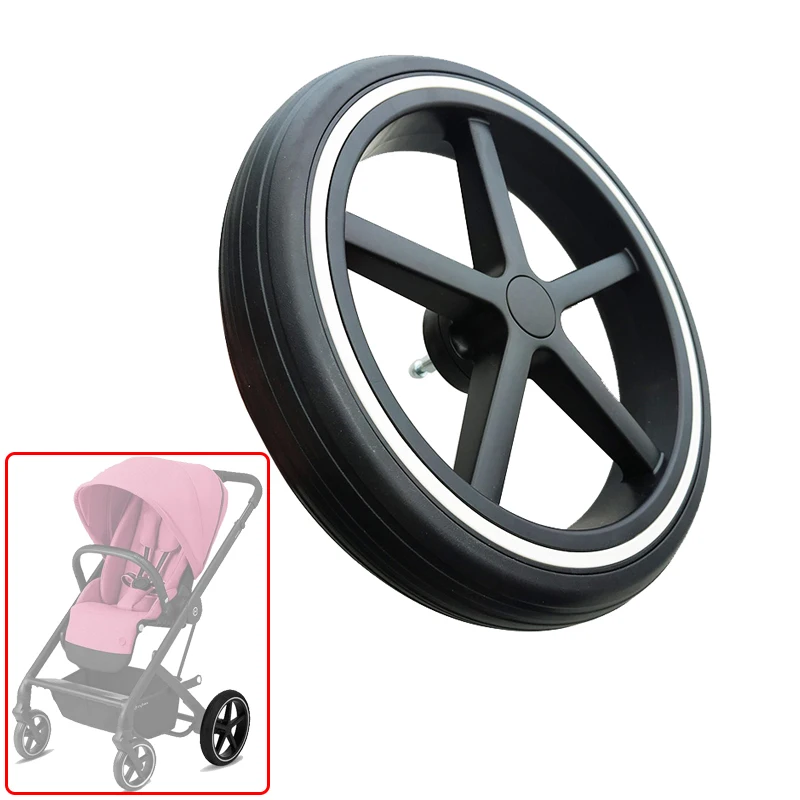 Rueda trasera para cochecito Cybex Balios S Lux Series con rodamiento de eje de rueda trasera, accesorios de repuesto para bebé de cambio directo