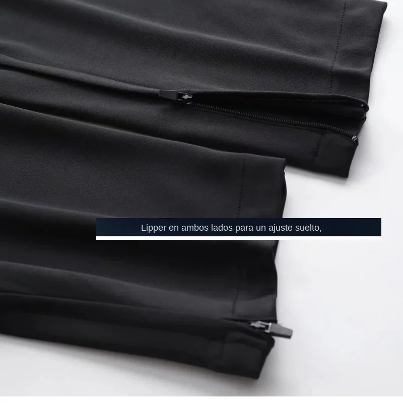 Pantalones deportivos para hombre, pantalones para correr con bolsillos con cremallera, entrenamiento de fútbol, pantalones deportivos para correr, mallas deportivas de fútbol, pantalones de chándal