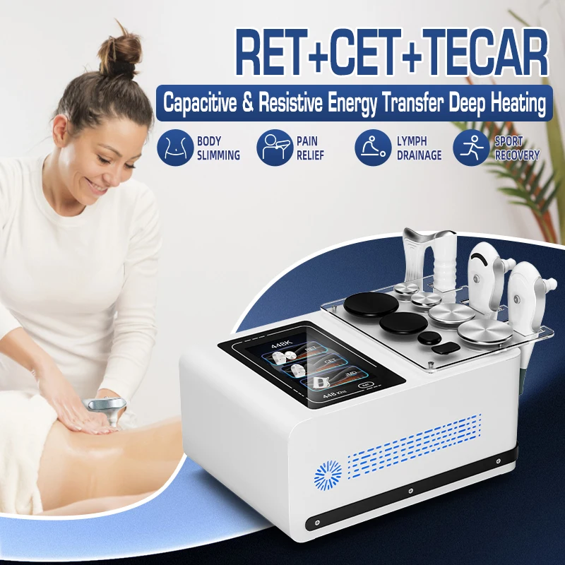 Máquina de Adelgazamiento 448k RF 2025, Máquina de Terapia Física 448k, Máquina de Terapia de Rejuvenecimiento Facial para Salón de Belleza