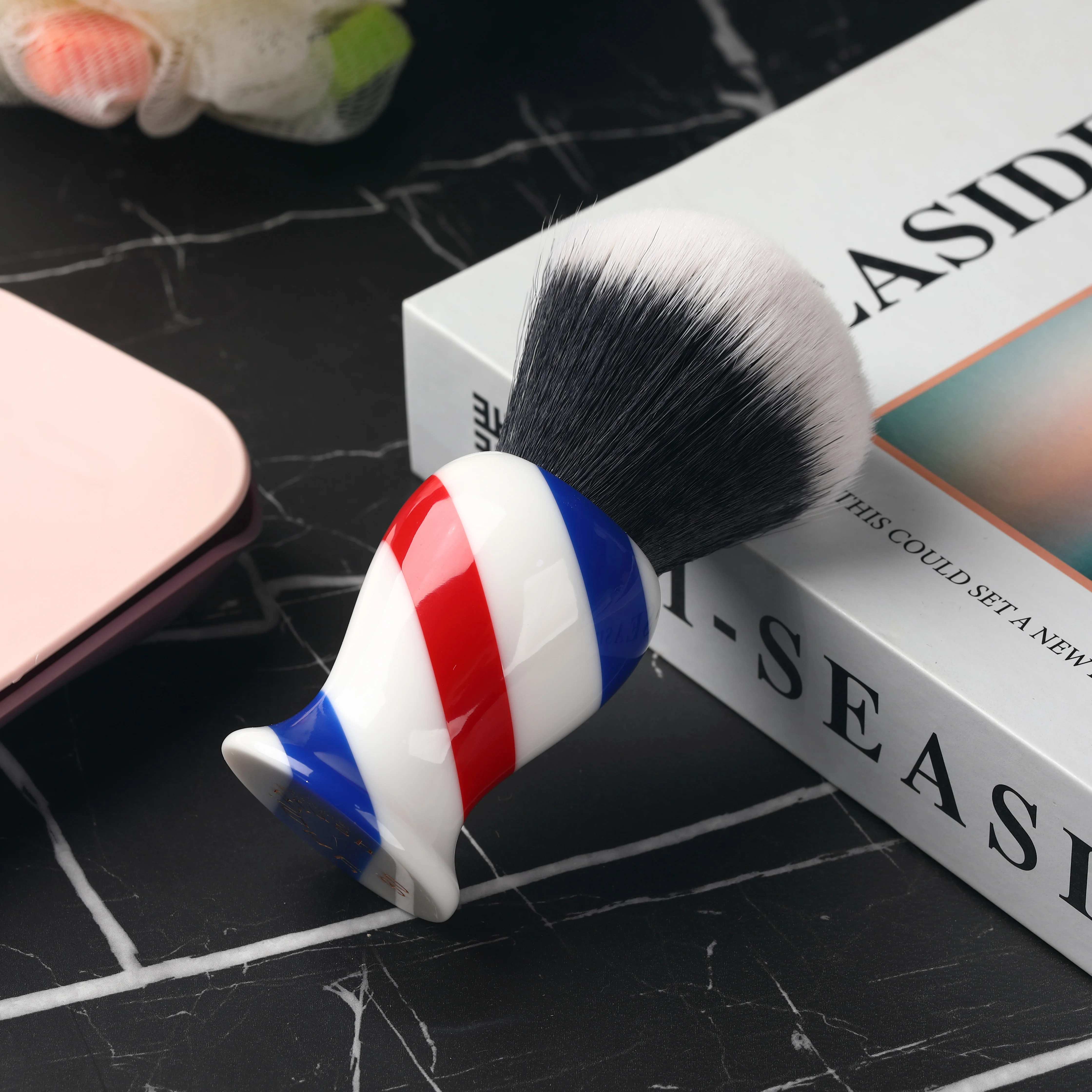 Brochas de afeitar Yaqi Monster Barber Pole Color 30MM