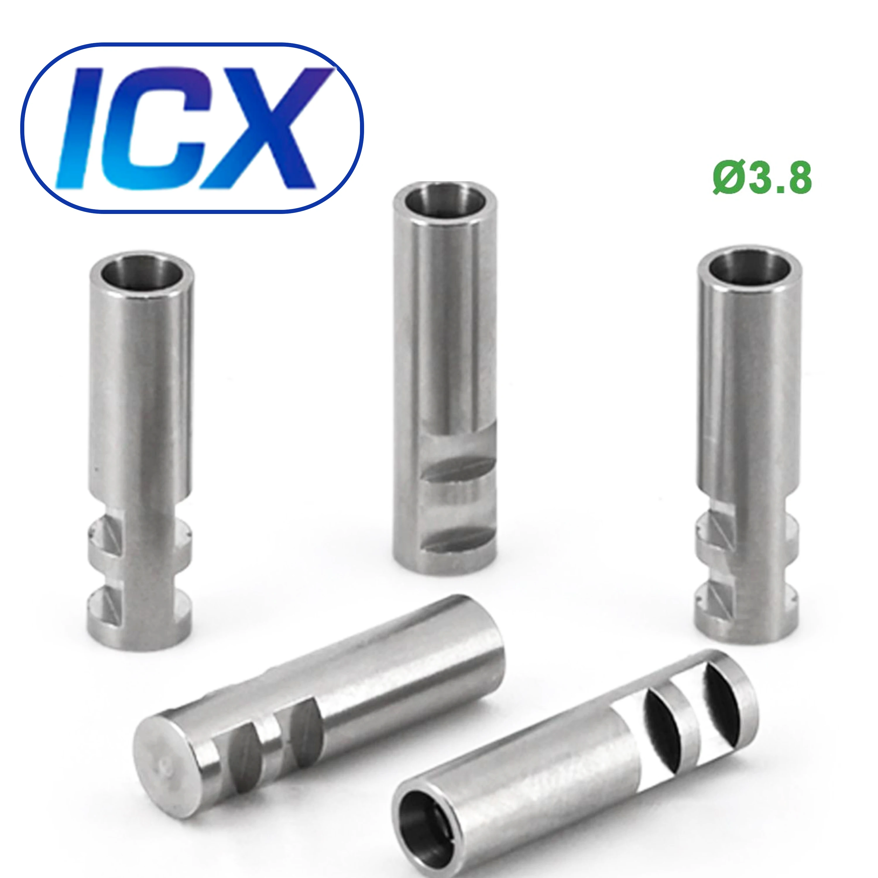 Para Sistema de Implantes ICX: Pilar de cicatrización dental, Tapa de cicatrización, Tornillo de cubierta, Analógico de laboratorio, Analógico digital, Pilar recto multiunidad