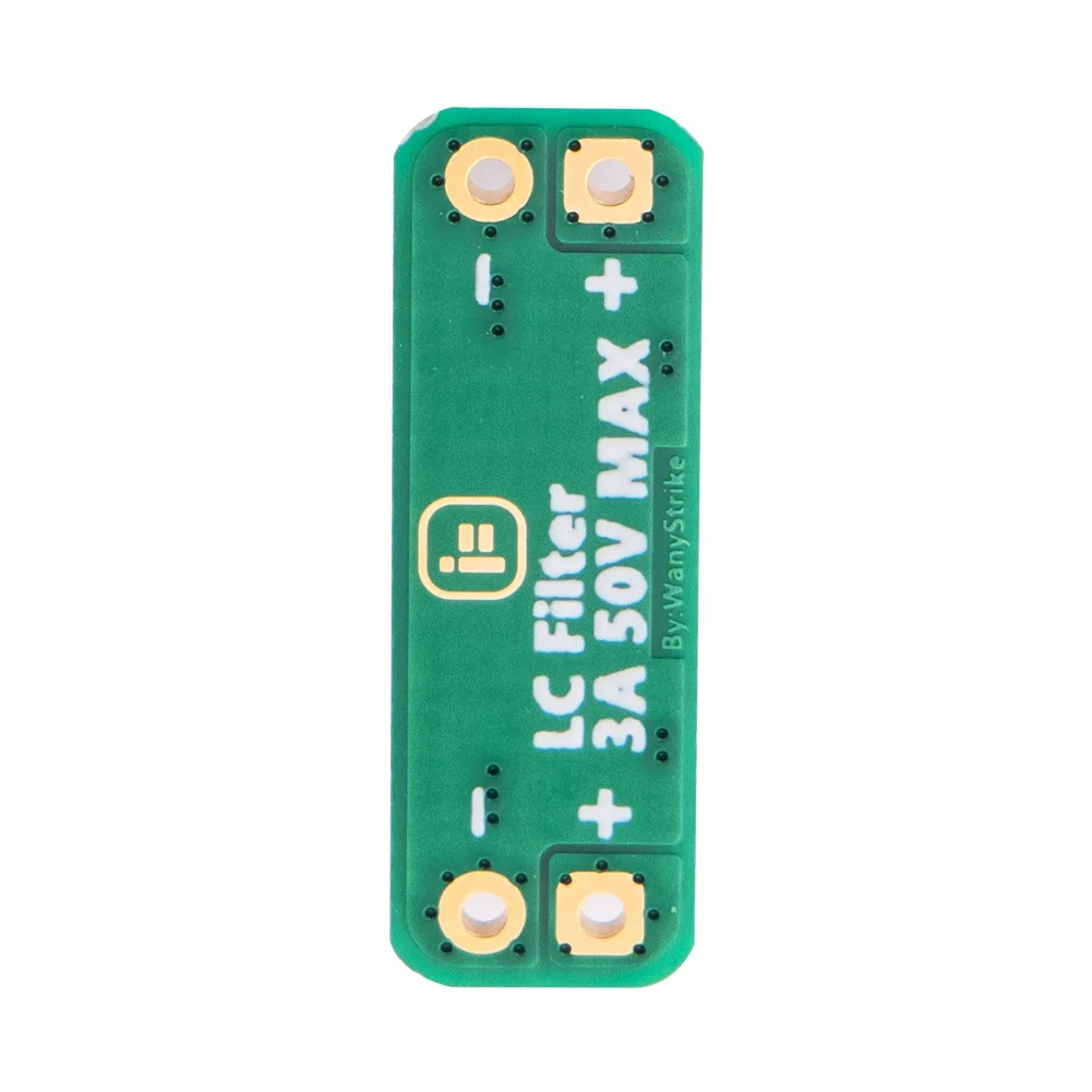 Módulo de filtro LC 3A 5-30V, protección de polaridad inversa integrada para RC FPV, cámara de Dron estilo libre, transmisor AV Pa, 4 Uds.