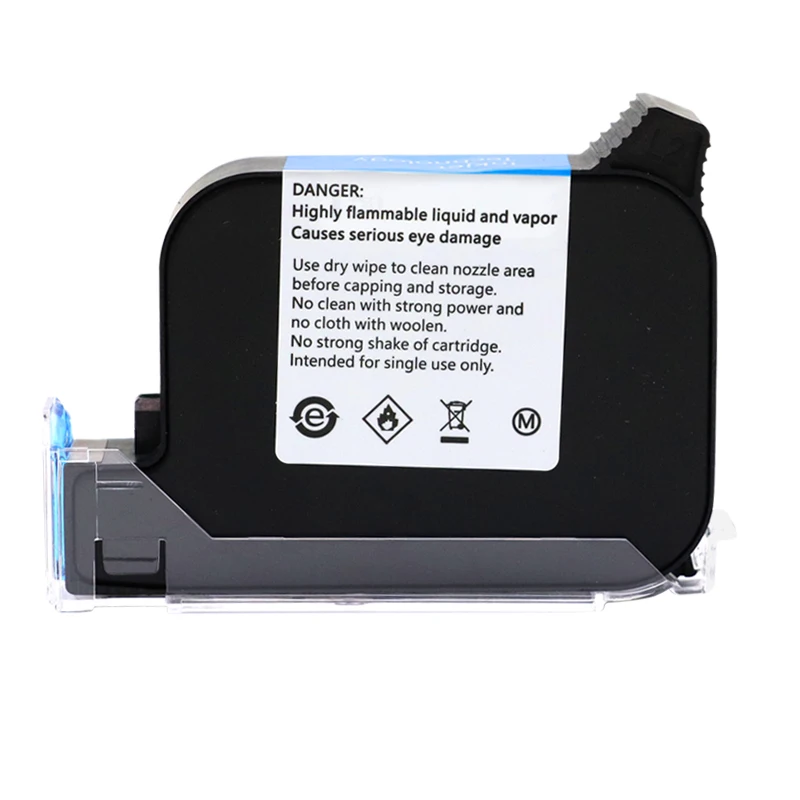 Cartucho de tinta para impresora de mano, de secado rápido, ecológico, solvente, altura de impresión de 2588mm, inyección de tinta de colores, 2588 + 2588 + M