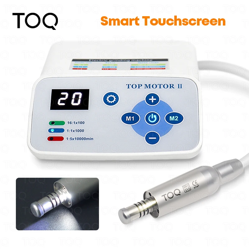 Micromotor LED sin escobillas para uso clínico dental, compatible con contraángulos de 1:5, 1:1 y 16:1, pieza de mano de baja velocidad para dentistas.